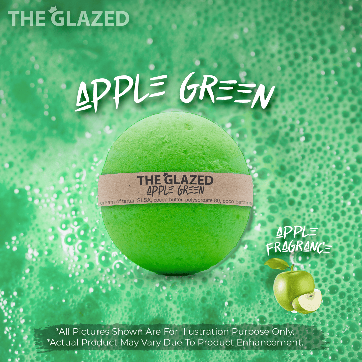 The Glazed Normal Handmade Bath Bomb 80g