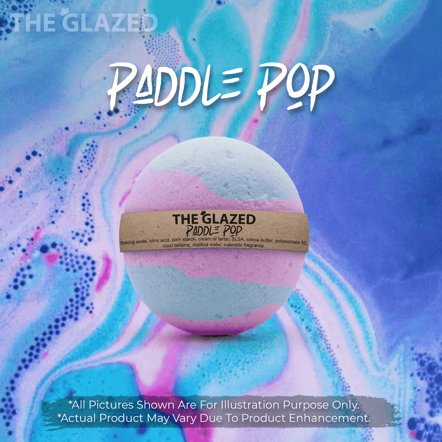 The Glazed Normal Handmade Bath Bomb 80g