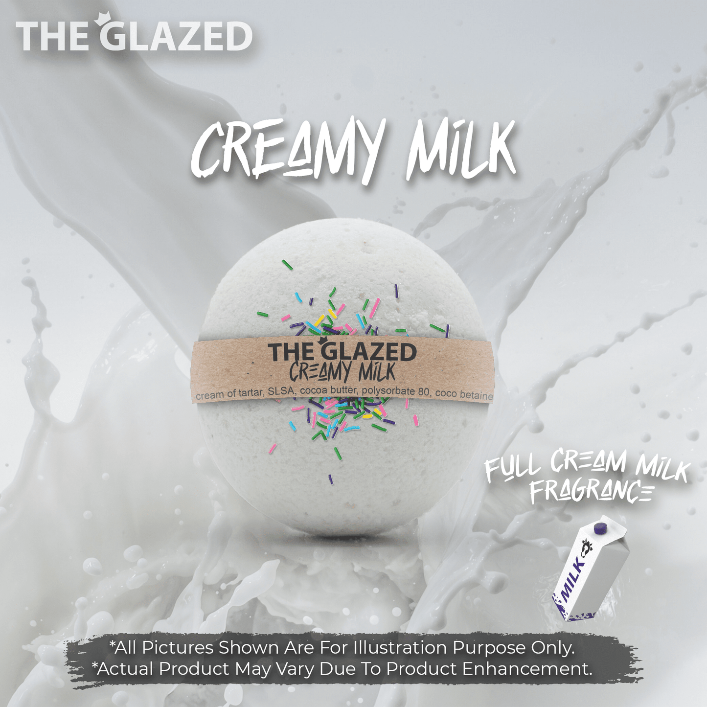 The Glazed Normal Handmade Bath Bomb 80g