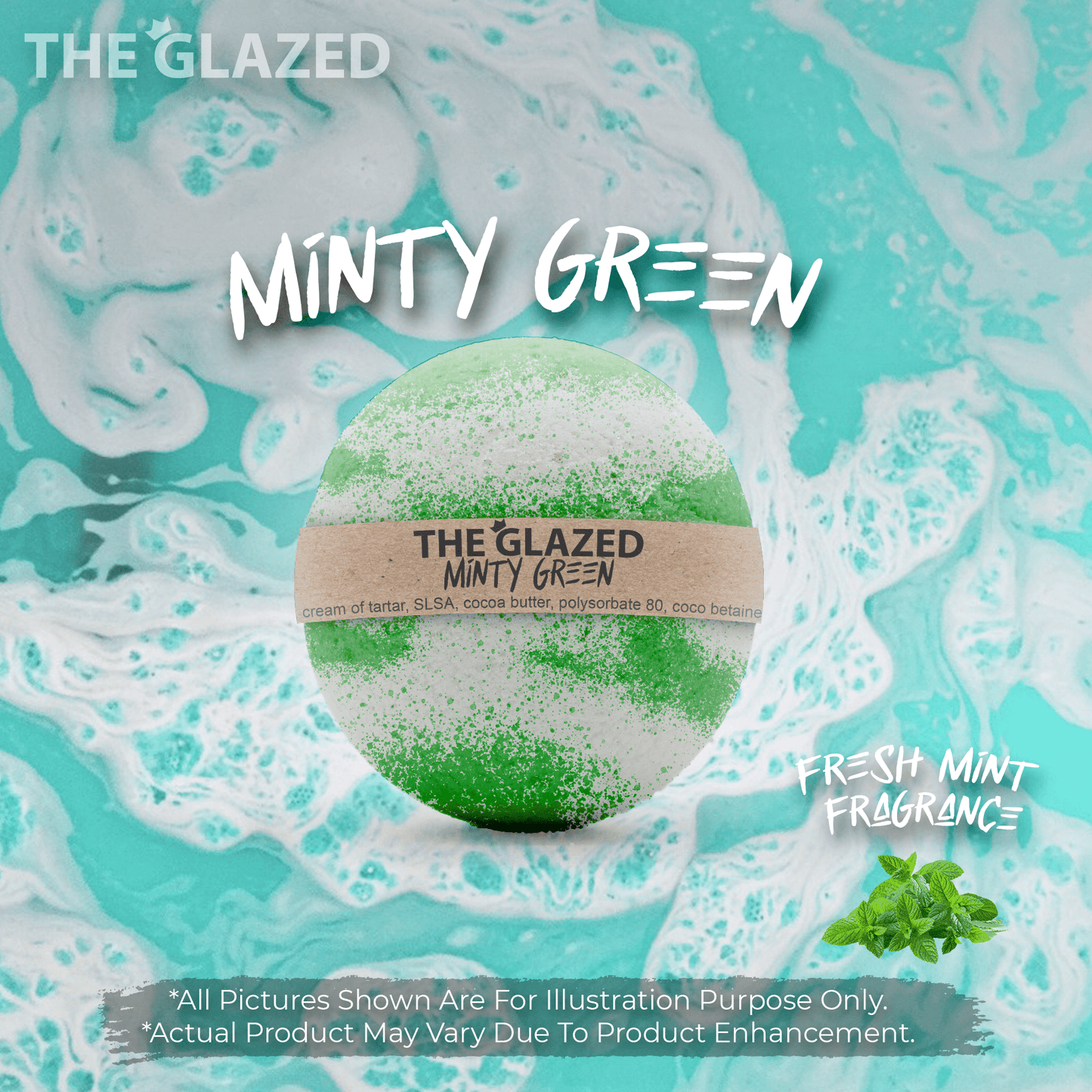 The Glazed Normal Handmade Bath Bomb 80g