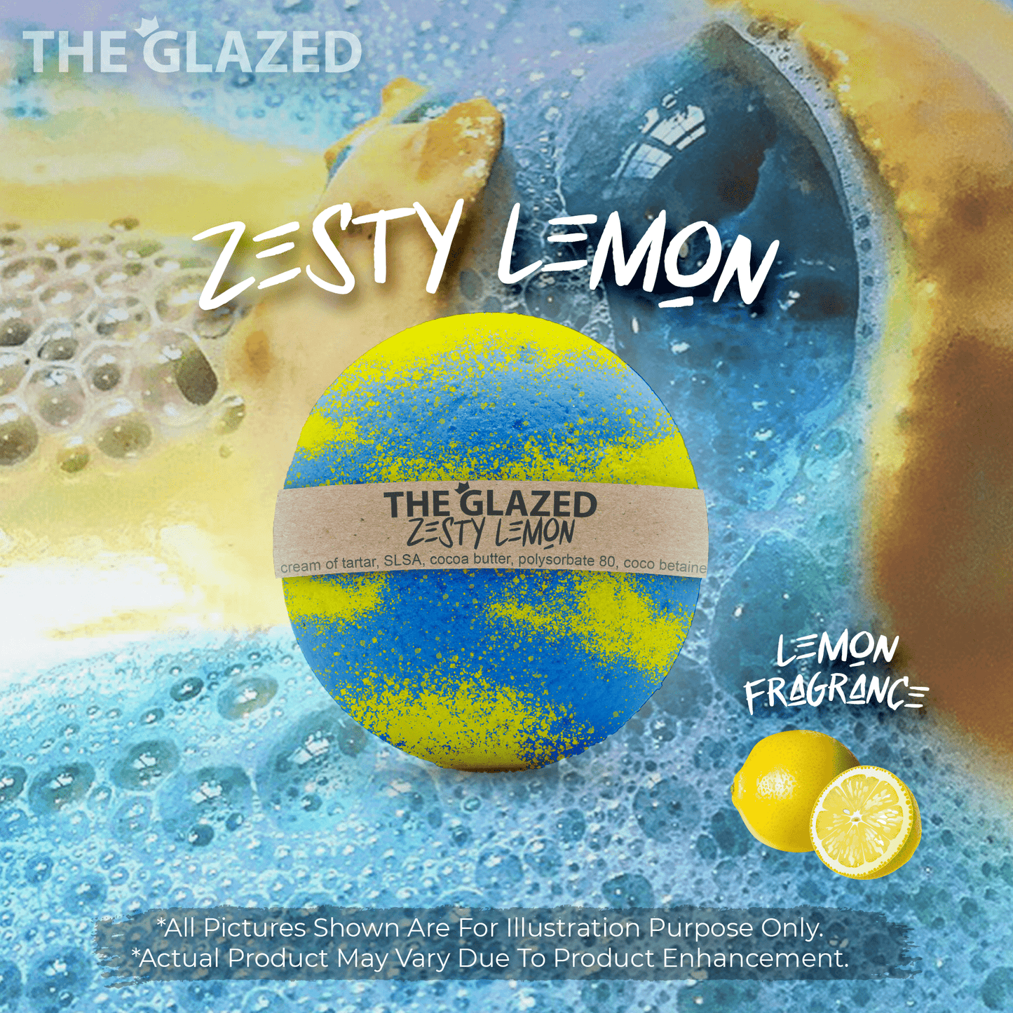 The Glazed Normal Handmade Bath Bomb 80g